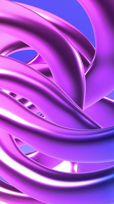 4K 3D abstract iridescent wavy holographic colorful rainbow neon fluid wallpaper Video stock 317133401