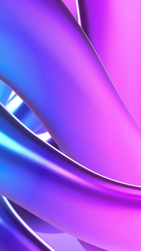 4K 3D abstract iridescent wavy holographic colorful rainbow neon fluid wallpaper Vídeo Stock 317133422
