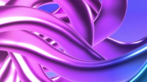 4K 3D abstract iridescent wavy holographic colorful fluid desktop phone wal.. Stockbeeldmateriaal 317133563