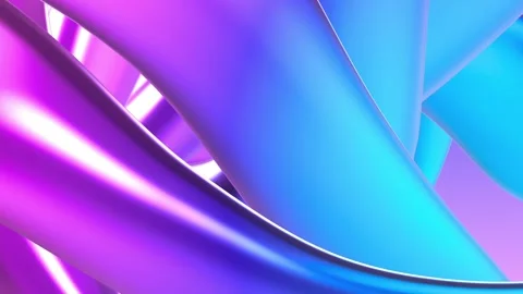 4K 3D abstract iridescent wavy holographic colorful rainbow neon fluid wallpaper Vídeo Stock 317133565