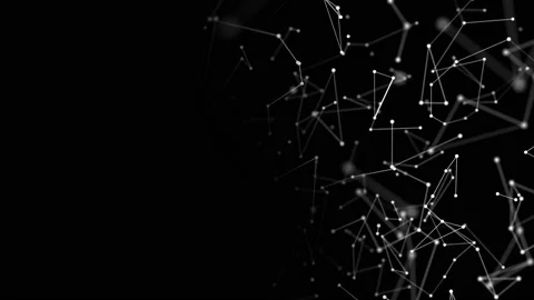 4K 3D Abstract Loop Background futuristic design, DNA Particals 스톡 동영상 140246698