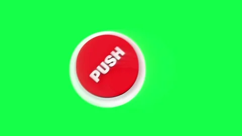4K 3D animation of a push button with a green screen background 스톡 동영상 309999776