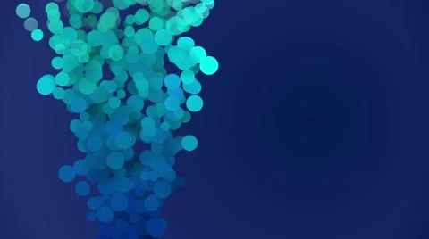 4k 3d bubbles techy motion background Stock Footage 49754141