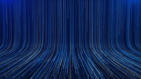 4K 3D Digital Computer binary rain flow Cyberspace stream Particles Data Stock Footage 254056163