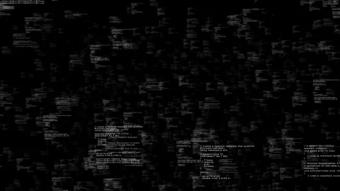 4K 3d digital program code cyber virtual space. Data flow animation. software Stock Footage 278047203