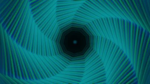  4K 3D dimension Blue Shape Loop Background Stock Illustration