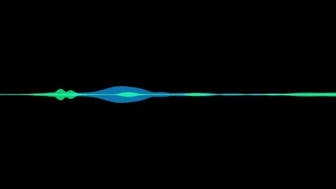 4K 3D Music equalizer, audio waves or sound frequency in lines. science, analysi Stock Footage 246458341