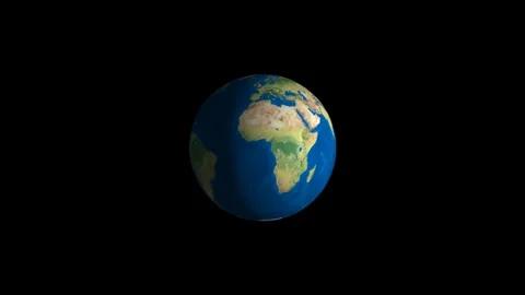 4K 3D Planet Earth Orbital Perspective Global Continental Topography Stock-Footage 334462807