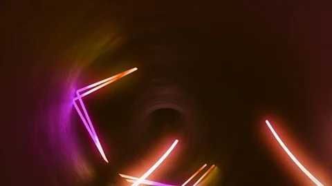 4k 3d render, looped animation tunnel , abstract seamless background Stock Footage 102835195