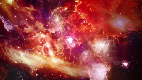 4K 3D rendering Seamless loop Traveling through star fields in milky way Video stock 141636111