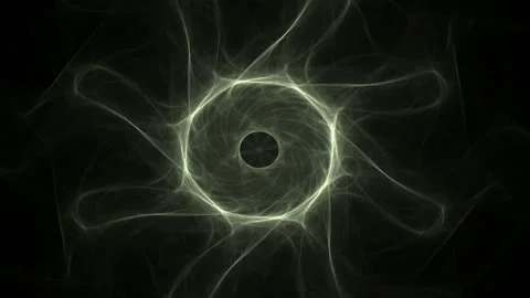 4K 3D seamless loop colorful dynamic energy flame circle sparks Stock Footage 153036736