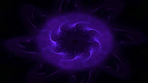 4K 3D seamless loop colorful dynamic energy flame circle sparks Stock Footage 153691758