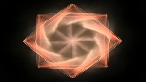 4K 3D seamless loop colorful dynamic energy flame circle sparks Stock Footage 154214142