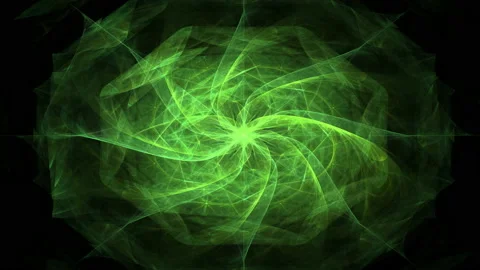 4K 3D seamless loop colorful dynamic energy flame circle sparks Video stock 155169291