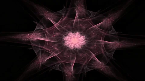 4K 3D seamless loop colorful dynamic energy flame circle sparks Stock Footage 201116391