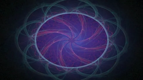 4K 3D seamless loop colorful dynamic energy flame circle sparks Stock Footage 245342267