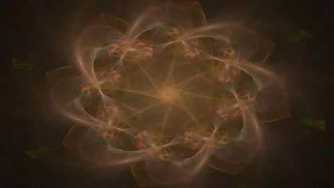 4K 3D seamless loop colorful dynamic energy flame circle sparks Stock Footage 248082797