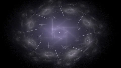 4K 3D seamless loop colorful dynamic energy flame circle sparks Stock Footage 284030442