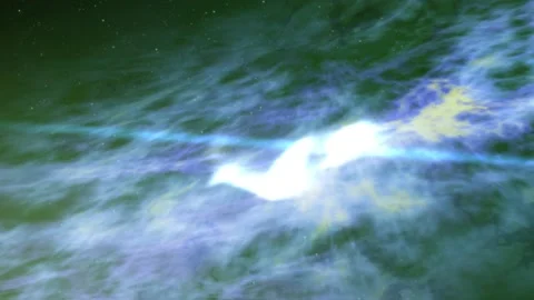 4K 3D Space Exploration To The Orion Nebula Loop Stock Footage 211919058