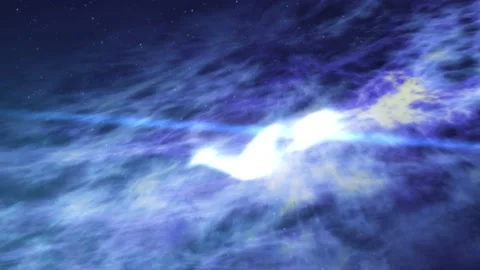 4K 3D Space Exploration To The Orion Nebula Loop Stock Footage 211919063