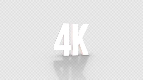 4K 3D Text spinning on an orange background. 360 Degree rotation 動画素材 276478054