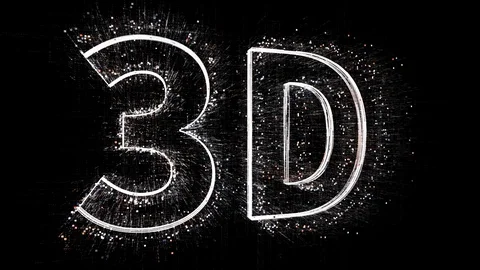 4k 3D word,Three-dimensional Matrix binary computer code text design animation. Stock Footage 118644056