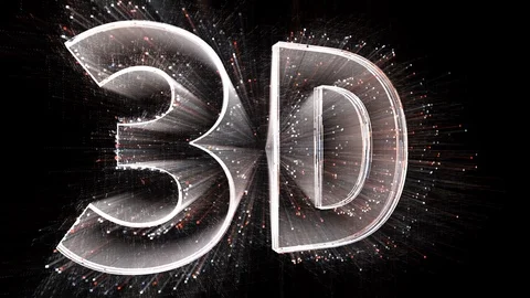 4k 3D word,Three-dimensional Matrix binary computer code text design animation. Stock Footage 118644263
