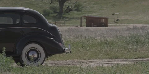 4K 40's Car Video stock 51285379