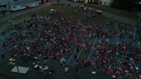 4k 4th of July Drone Stock Footage 120333706
