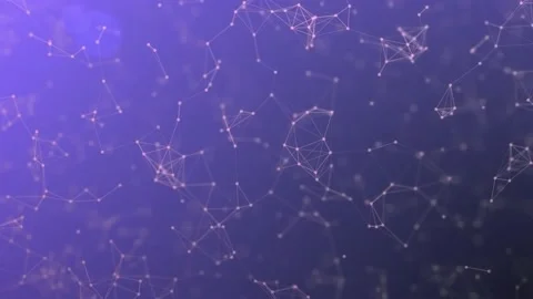4K 50 fps. Big data visualization. Network connection structure Stock Footage 168332299
