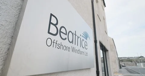 4k 50 High Bit Rate Beatrice Sign an Wick Harbour Stock-Footage 114217686
