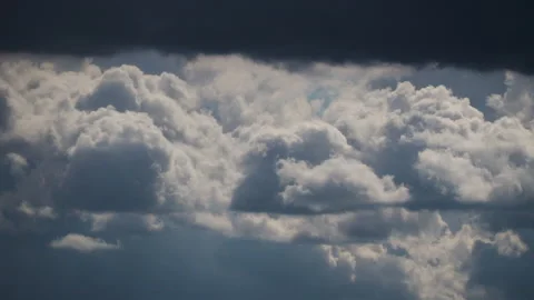 4K 50fps Time-Lapse Dramatic Cloud ChannelTunnel with Massive Cumulus (L Stock Footage 320615416