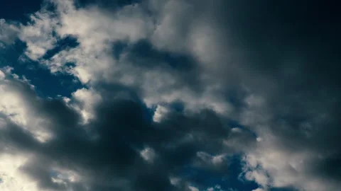 4K 59,94 fps Dramatic Sky Timelapse Moody Clouds Drifting Left (UHD) Stock Footage 325185566