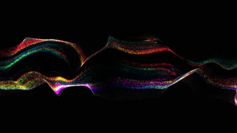 4K 60 fps. Abstract loopable blue and violet wavy motion background. Stock Footage 211093215