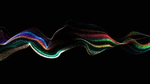 4K 60 fps. Abstract loopable blue and violet wavy motion background. Stock Footage 211093258