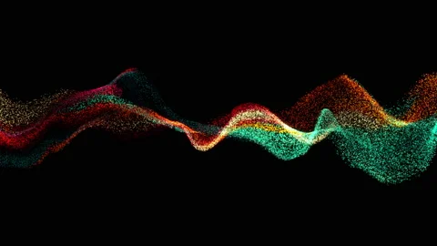 4K 60 fps. Abstract loopable blue and violet wavy motion background. Stock Footage 211094392