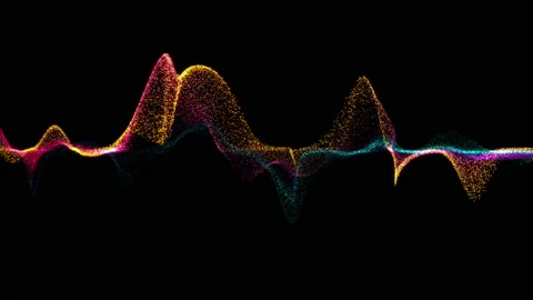 4K 60 fps. Abstract loopable blue and violet wavy motion background. Stock Footage 211094972