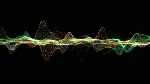 4K 60 fps. Abstract loopable blue and violet wavy motion background. Stock Footage 211095324