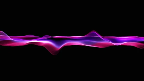 4K 60 fps. Abstract loopable blue and violet wavy motion background. Stock Footage 211097075