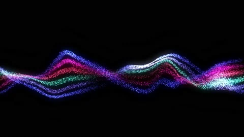 4K 60 fps. Abstract loopable blue and violet wavy motion background. Stock Footage 211097500
