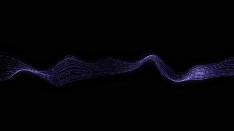 4K 60 fps. Abstract loopable blue and violet wavy motion background. Stock Footage 211097809