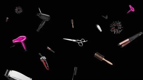 4K 60 fps animation of e-commerce products falling from top to bottom. Video stock 201491660