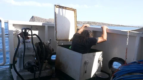 4k 60 fps Approaching Spinalonga Island Crete Stock Footage 112604529