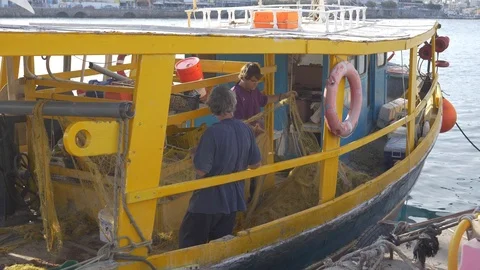4k 60 fps Approaching Spinalonga Island Crete Stock Footage 112643356