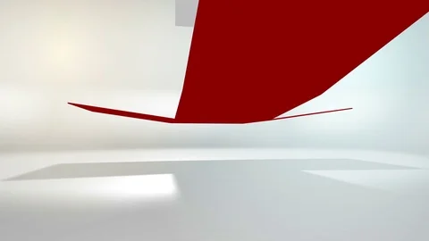 4K 60 fps loop. Black friday and cyber monday sale red cube 50 percent discount Vídeos de archivo 69842165