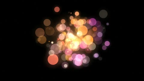 4k. 60fps. Bokeh sphere cloud. Merry Christmas Stock Footage 119343840