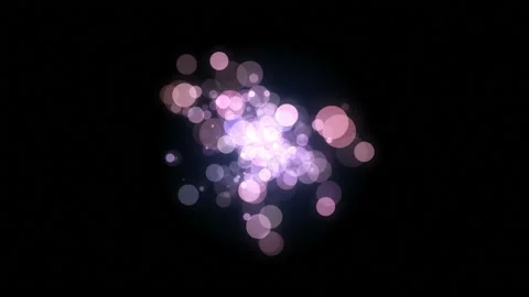4k. 60fps. Bokeh sphere cloud. Merry Christmas Stock Footage 119347743