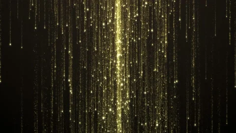 4K 60FPS Falling Gold Glitter Particles Background Seamless Loop Stock Footage 170435812