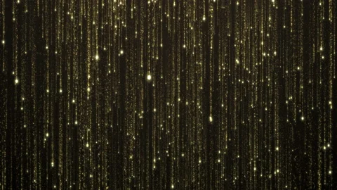 4K 60FPS Falling Gold Glitter Particles Background Seamless Loop Stock Footage 170436008