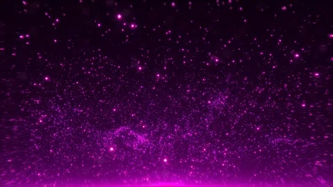 (4K 60fps) Loop sequence - Violet shine particles on a black background. Stock Footage 103338903